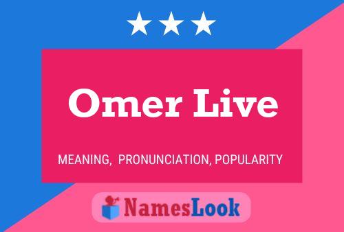 Omer Live Namensposter