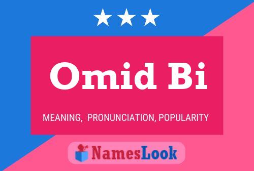 Omid Bi Namensposter