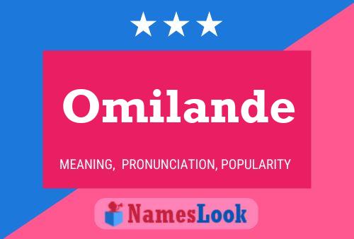 Omilande Namensposter