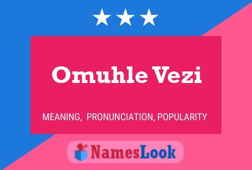 Omuhle Vezi Namensposter