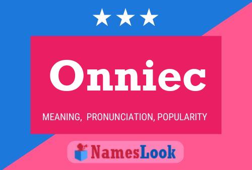 Onniec Namensposter