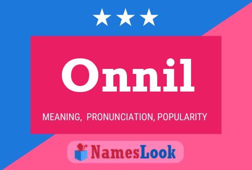 Onnil Namensposter