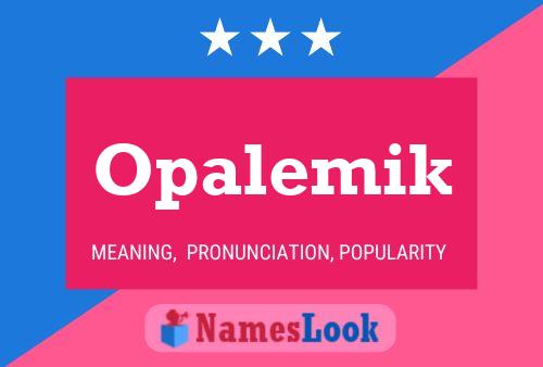 Opalemik Namensposter