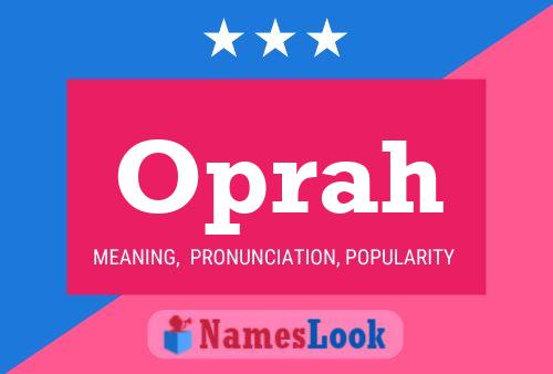 Oprah Namensposter