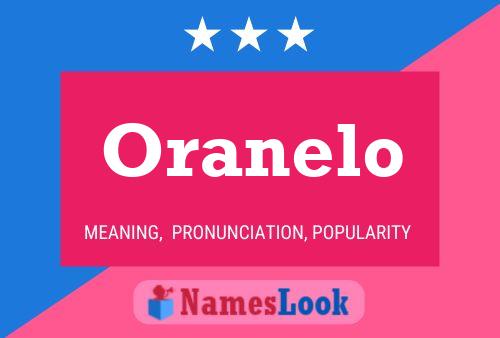 Oranelo Namensposter