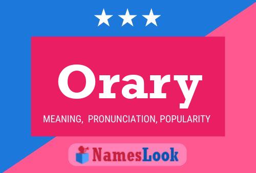 Orary Namensposter