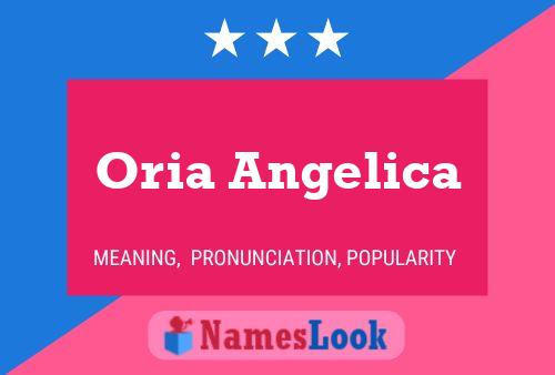 Oria Angelica Namensposter