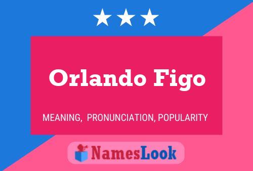 Orlando Figo Namensposter