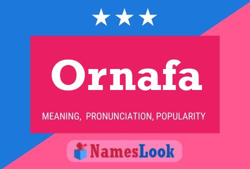 Ornafa Namensposter