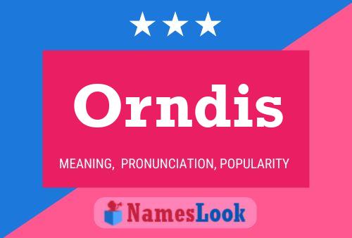 Orndis Namensposter