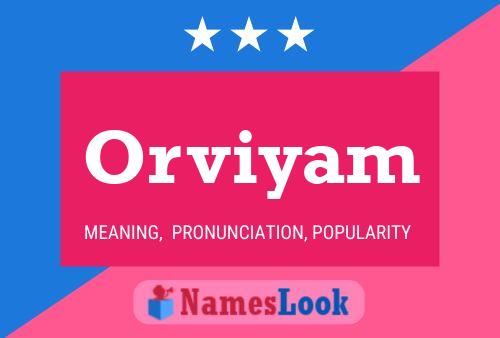 Orviyam Namensposter