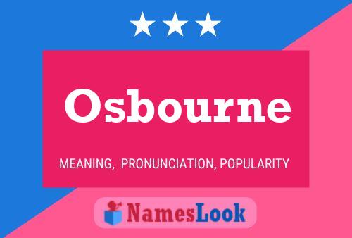 Osbourne Namensposter