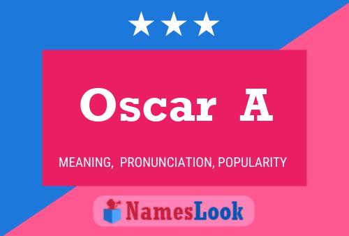 Oscar  A Namensposter