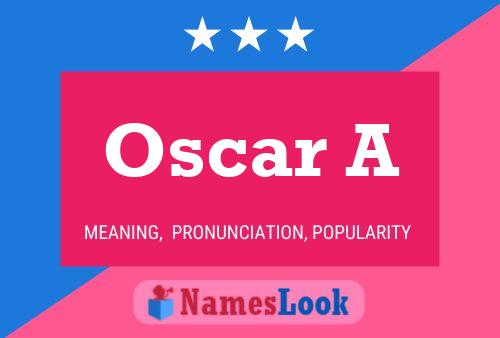 Oscar A Namensposter