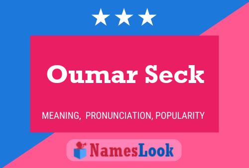 Oumar Seck Namensposter