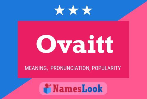 Ovaitt Namensposter