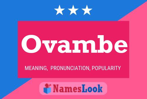 Ovambe Namensposter