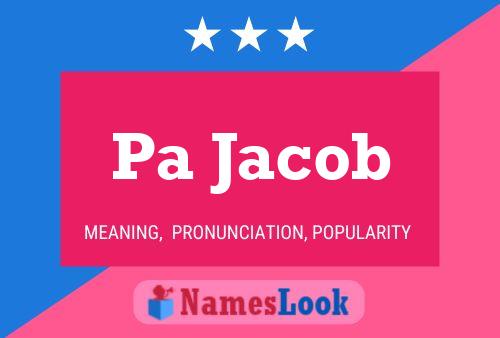 Pa Jacob Namensposter