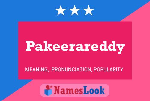 Pakeerareddy Namensposter