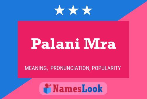 Palani Mra Namensposter