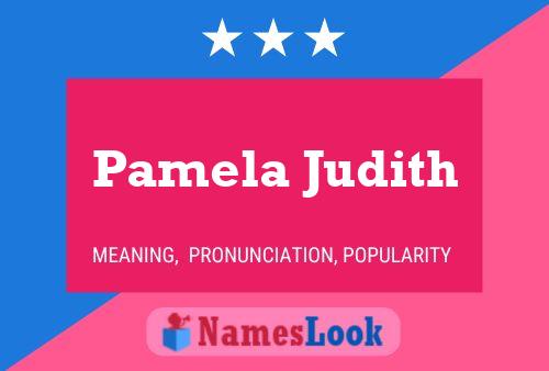 Pamela Judith Namensposter