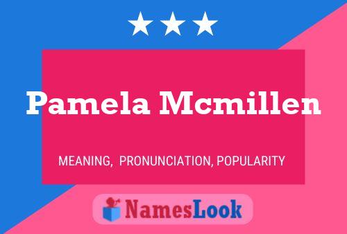 Pamela Mcmillen Namensposter