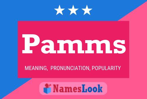 Pamms Namensposter