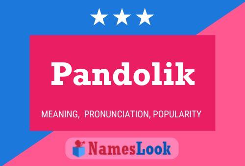 Pandolik Namensposter