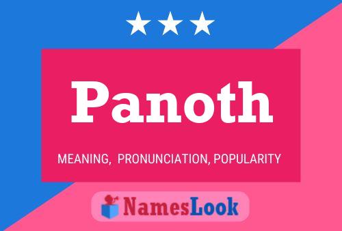 Panoth Namensposter