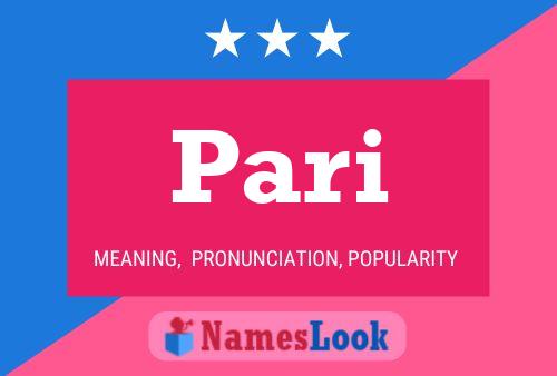 Pari Namensposter