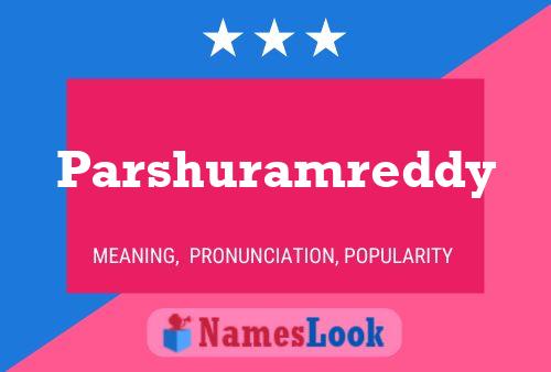 Parshuramreddy Namensposter