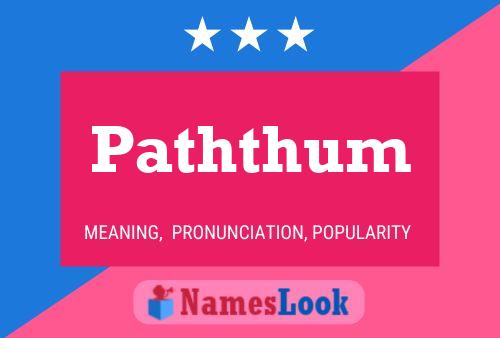 Paththum Namensposter