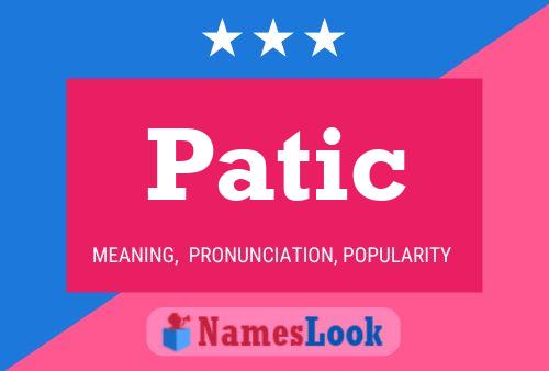 Patic Namensposter