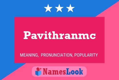 Pavithranmc Namensposter