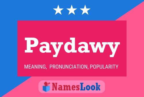 Paydawy Namensposter