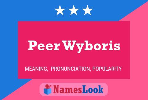 Peer Wyboris Namensposter