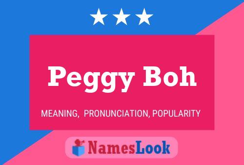 Peggy Boh Namensposter