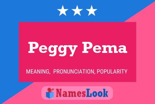 Peggy Pema Namensposter