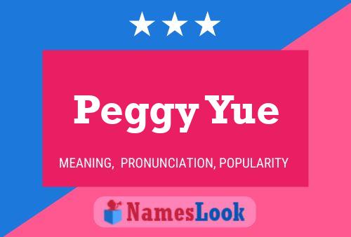 Peggy Yue Namensposter