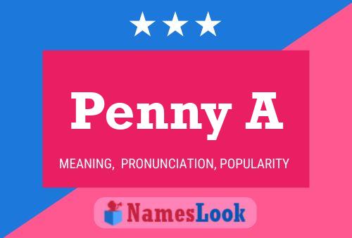 Penny A Namensposter