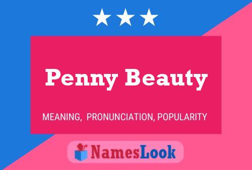 Penny Beauty Namensposter