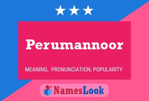 Perumannoor Namensposter