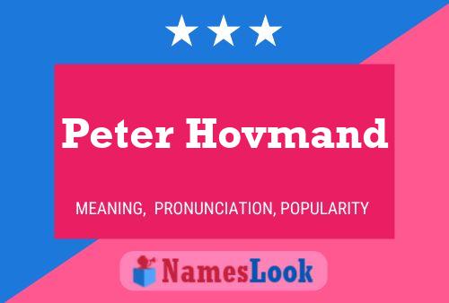 Peter Hovmand Namensposter