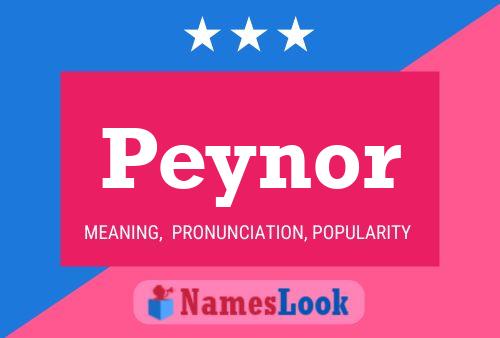 Peynor Namensposter