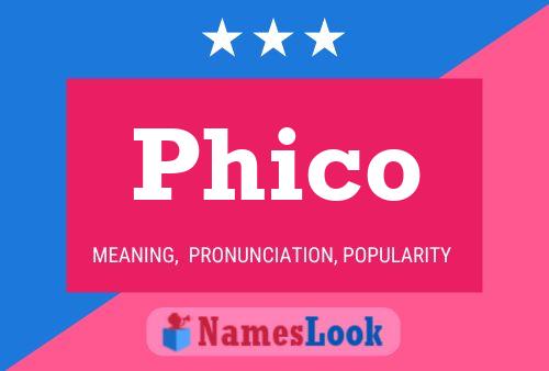 Phico Namensposter