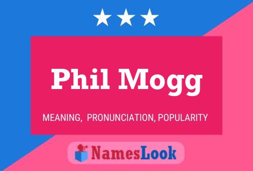 Phil Mogg Namensposter