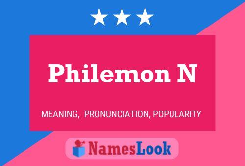 Philemon N Namensposter