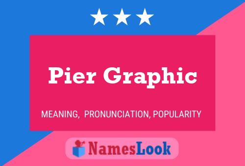 Pier Graphic Namensposter