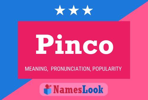 Pinco Namensposter