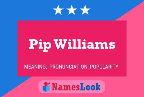 Pip Williams Namensposter